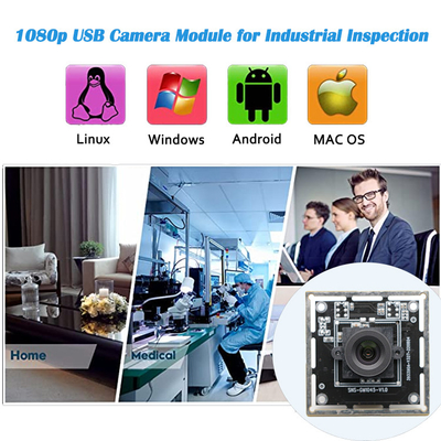 Zero Distortion 1080p AR0234 USB Camera Module For Industrial Inspection