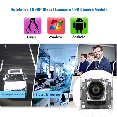 200W 1080P AR0234 Global Exposure Autofocus USB High-Speed Snapshot Camera Module
