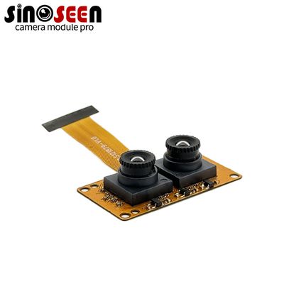 High resolution fixed focus dual lens USB camera module 640x480 720P 1080P CMOS image sensor with MJPG YUY2 output for industrial and commercial imaging