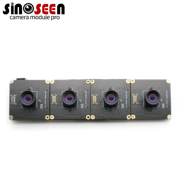 4 Lens Sync USB Camera Module AR0144 1mp Global Shutter For Machine Vision