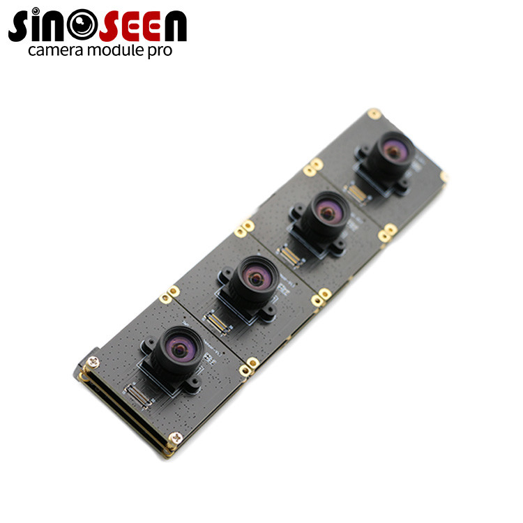 4 Lens Sync USB Camera Module AR0144 1mp Global Shutter For Machine Vision