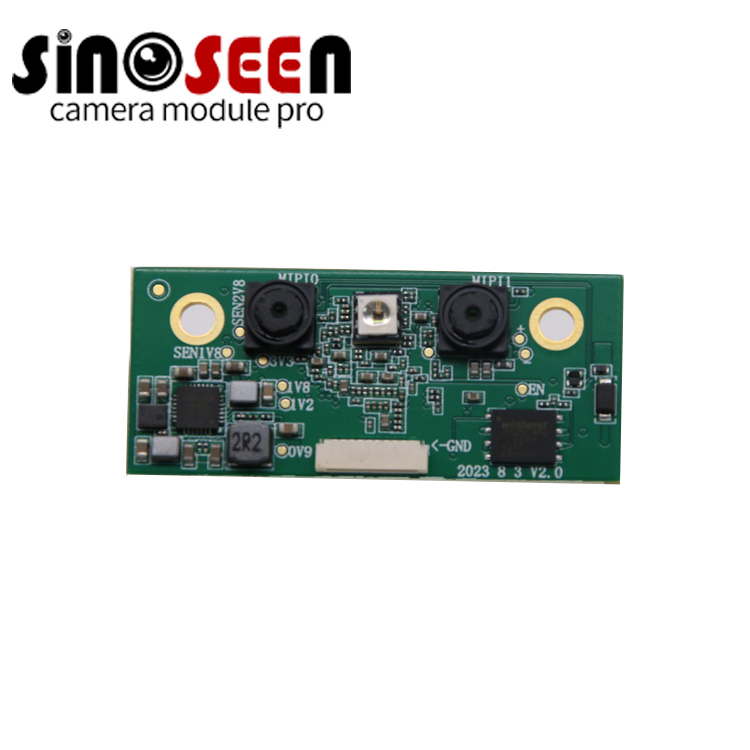 AI Powered 3D Face Recognition Camera Module with RGB IR Dual Sensors UVC 720P Output and Low Power Design